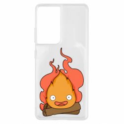 Чохол для Samsung S21 Ultra Calcifer vector - PrintSalon