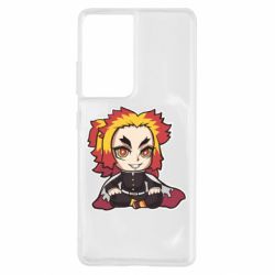 Чехол для Samsung S21 Ultra Chibi Senjuro Rengoku - PrintSalon