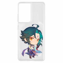 Чехол для Samsung S21 Ultra Cute Chibi Xiao - PrintSalon