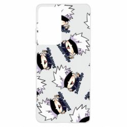 Чохол для Samsung S21 Ultra Cute Satoru Gojo pattern - PrintSalon
