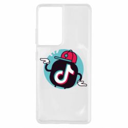 Чехол для Samsung S21 Ultra Dancing Tik tok - PrintSalon