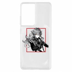 Чехол для Samsung S21 Ultra Diluc Genshin Impact - PrintSalon