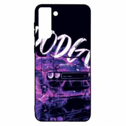 Чохол для Samsung S21 Ultra Dodge Art neon - PrintSalon