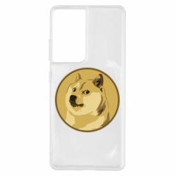 Чехол для Samsung S21 Ultra Dogecoin-PrintSalon Чехол для Samsung S21 Ultra Dogecoin