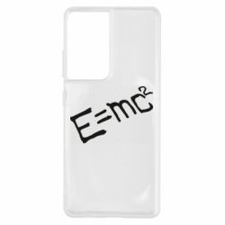 Чехол для Samsung S21 Ultra E=mc2 - PrintSalon