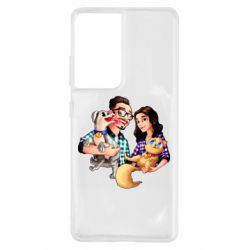 Чехол для Samsung S21 Ultra Edison Family - PrintSalon