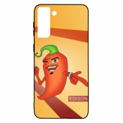 Чохол для Samsung S21 Ultra Edison Pepper - PrintSalon