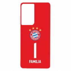 Чехол для Samsung S21 Ultra FC Bayern. Твоя фамилия, номер (англ.) - PrintSalon