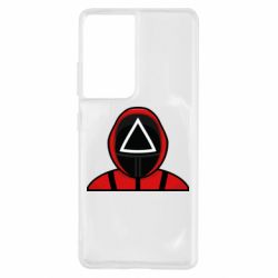 Чехол для Samsung S21 Ultra Игра в кальмара Soldier - PrintSalon