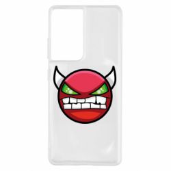 Чохол для Samsung S21 Ultra Geometry Dash Demon - PrintSalon