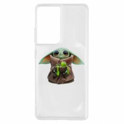 Чехол для Samsung S21 Ultra Grogu and Kermit - PrintSalon