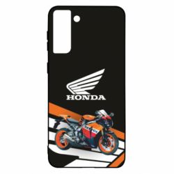 Чехол для Samsung S21 Ultra Honda Bike - PrintSalon