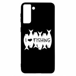 Чохол для Samsung S21 Ultra I Love Fishing - PrintSalon