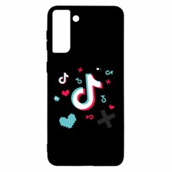 Чехол для Samsung S21 Ultra Icons TIK TOK - PrintSalon