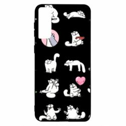 Чохол для Samsung S21 Ultra Кот Саймона емоції - PrintSalon