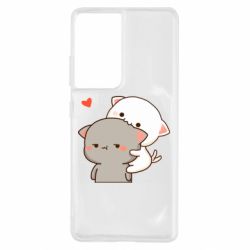 Чехол для Samsung S21 Ultra Котики кохання - PrintSalon