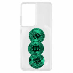 Чехол для Samsung S21 Ultra Криптовалюта-PrintSalon Чехол для Samsung S21 Ultra Криптовалюта