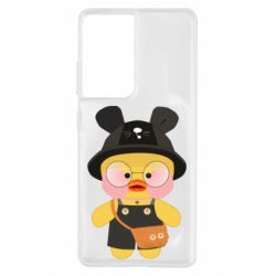 Чехол для Samsung S21 Ultra Лалафанфан в панаме - PrintSalon