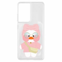 Чехол для Samsung S21 Ultra Лалафанфан в свитере - PrintSalon