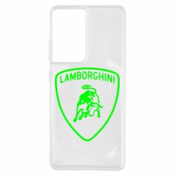 Чехол для Samsung S21 Ultra Lamborghini Auto - PrintSalon