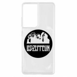 Чехол для Samsung S21 Ultra Led Zeppelin in a circle - PrintSalon