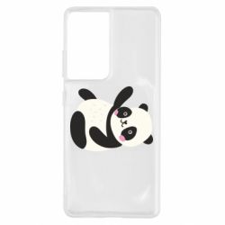 Чехол для Samsung S21 Ultra Little panda - PrintSalon