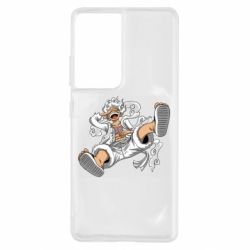 Чехол для Samsung S21 Ultra Луффи пробуждение - PrintSalon