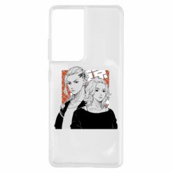 Чехол для Samsung S21 Ultra Manjiro And Draken - PrintSalon