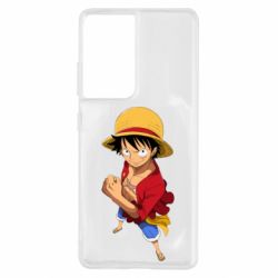 Чехол для Samsung S21 Ultra Манки Д. Луффи - PrintSalon