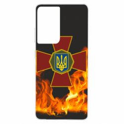 Чехол для Samsung S21 Ultra Нацгвардія Вогонь - PrintSalon