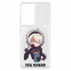 Чохол для Samsung S21 Ultra Nier. Fuck Mankind - PrintSalon