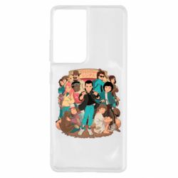 Чехол для Samsung S21 Ultra Очень странные дела арт - PrintSalon