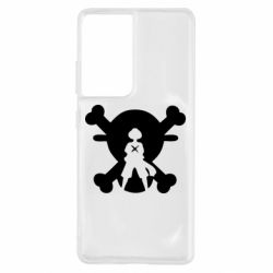 Чохол для Samsung S21 Ultra One Piece Luffy Captain - PrintSalon