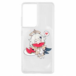 Чохол для Samsung S21 Ultra Паймон з кавуном - PrintSalon