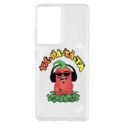 Чехол для Samsung S21 Ultra Перец Эдисон и доллары - PrintSalon