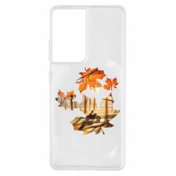 Чехол для Samsung S21 Ultra Проезжая осень - PrintSalon