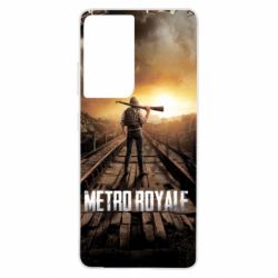 Чехол для Samsung S21 Ultra Pubg Metro Royale - PrintSalon