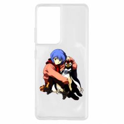 Чехол для Samsung S21 Ultra Rei Ayanami and Pen Pen - PrintSalon