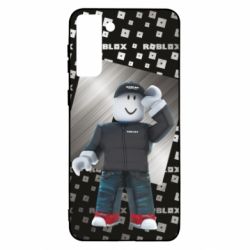 Чохол для Samsung S21 Ultra Roblox And Metal Logo - PrintSalon