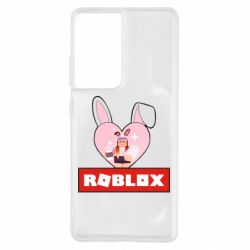 Чехол для Samsung S21 Ultra Roblox Bunny Girl Skin - PrintSalon
