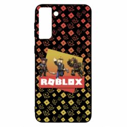 Чехол для Samsung S21 Ultra Roblox Heroes 3D - PrintSalon