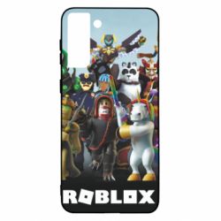 Чехол для Samsung S21 Ultra Roblox персонажи - PrintSalon