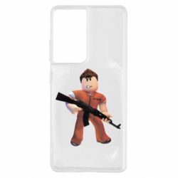 Чехол для Samsung S21 Ultra Roblox Prisoner - PrintSalon