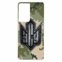 Чехол для Samsung S21 Ultra РУССКИЙ ВОЕННЫЙ КОРАБЛЬ ІДІ НА ХУЙ! ВСУ - PrintSalon