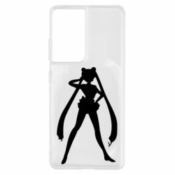 Чохол для Samsung S21 Ultra Sailor Moon silhouette - PrintSalon