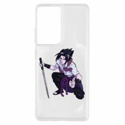 Чехол для Samsung S21 Ultra Sasuke with katana - PrintSalon