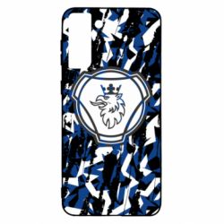 Чохол для Samsung S21 Ultra Scania logo and grunge - PrintSalon