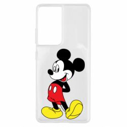 Чехол для Samsung S21 Ultra Smiling Mickey - PrintSalon