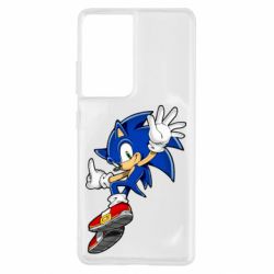 Чехол для Samsung S21 Ultra Sonic and the jump - PrintSalon