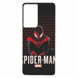 Чохол для Samsung S21 Ultra Spider Man Miles Morales - PrintSalon